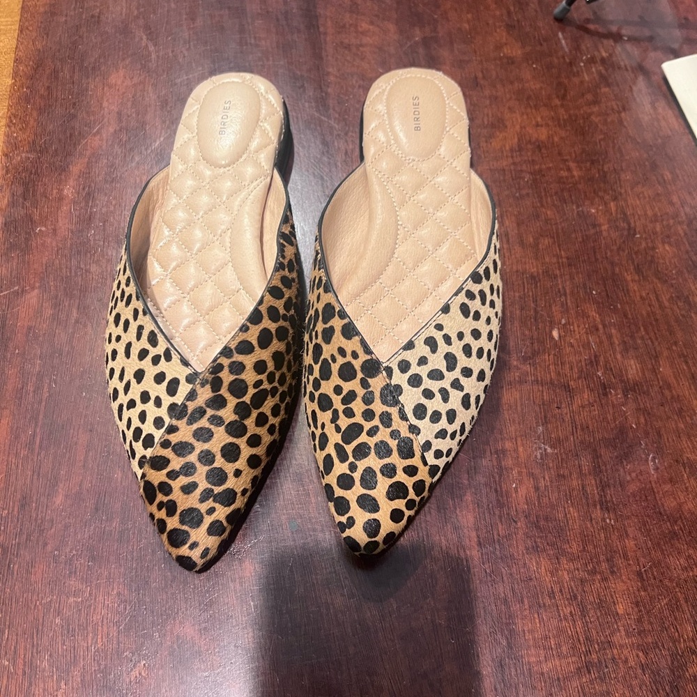 Birdies leopard slides sz 9